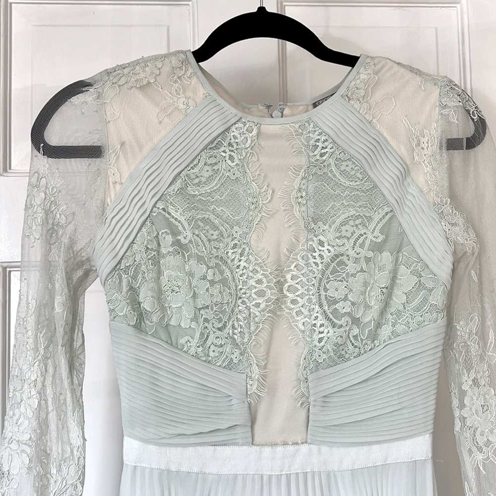 Lace Maxi Mint Green Dress